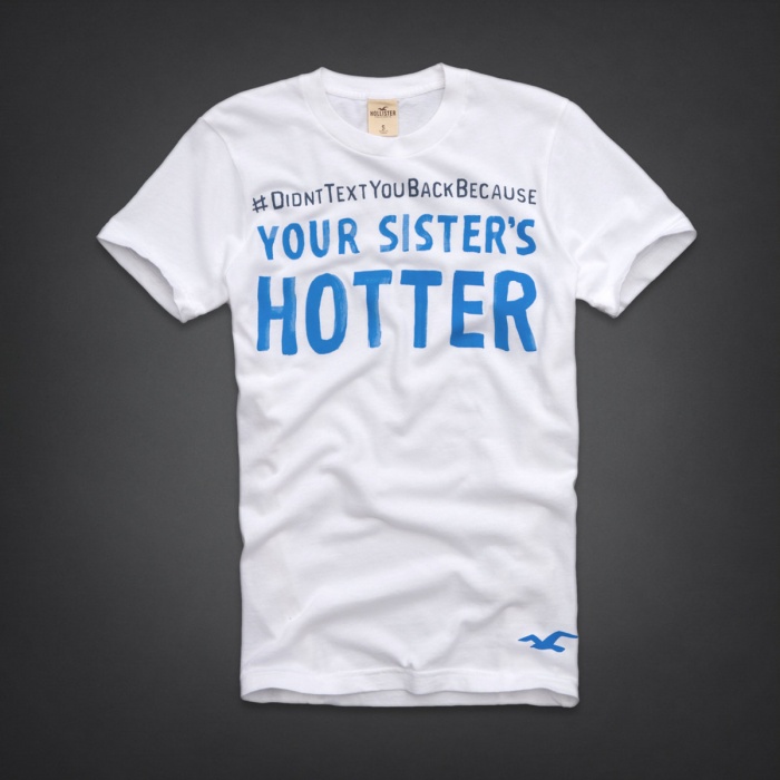 Hollister Hombres De Cuello Redondo Corto Remera HCO4092